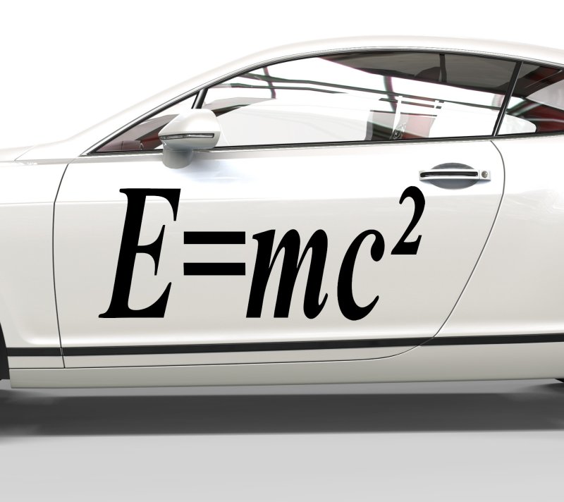 19008 Albert Einstein E=mc² Aufkleber